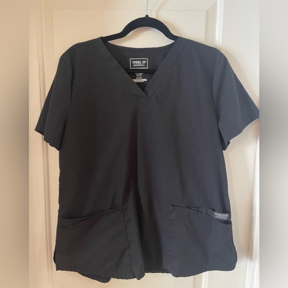Cherokee Scrubs for Women Workwear Professionals V-Neck Top, Soft Stretch